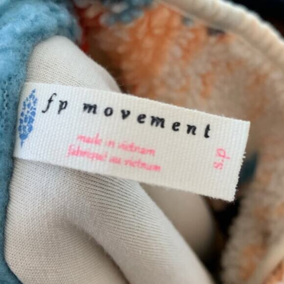 Free People Movement Hit The Slopes Printed Fleece Jacket Cream Multi Combo - Picture 6 of 9